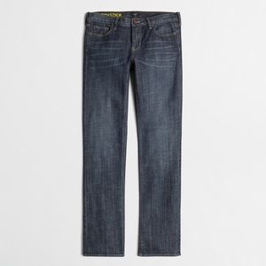 J. Crew Factory Matchstick Indigo Stretch Jeans